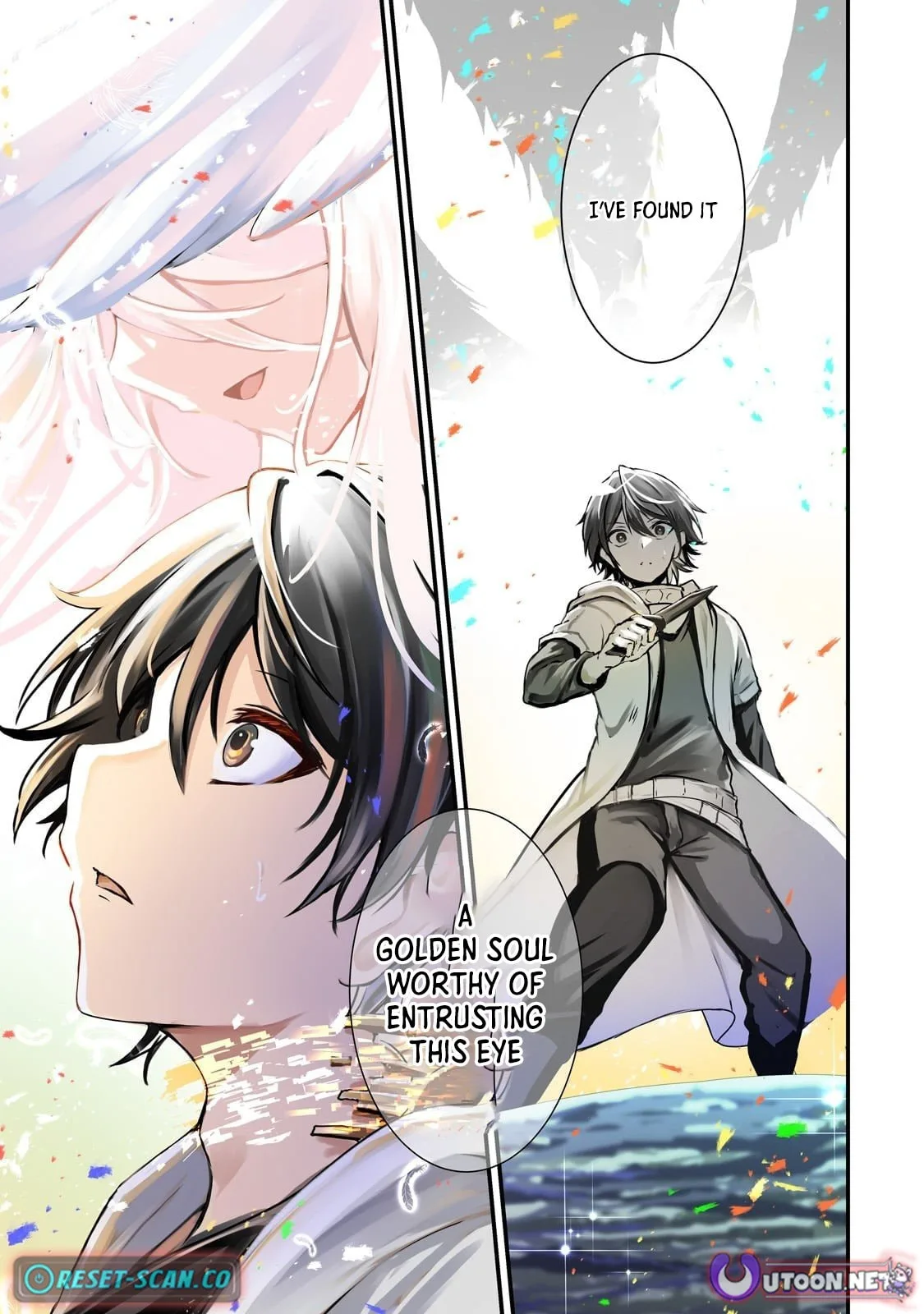 Hai no Sekai wa Kami no Me de irodzuku ～Ore dake mieru Status de, Saijaku kara Saikyou e kakeagaru ~, chapter 8, page 1