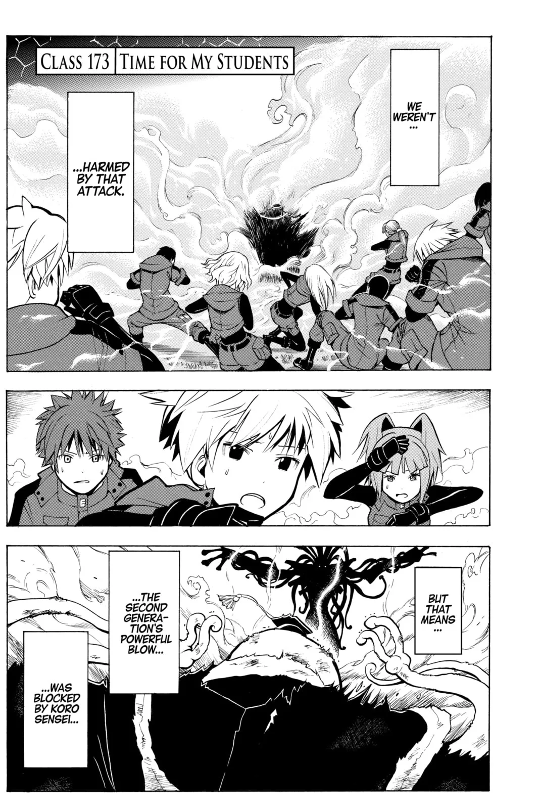 Assassination Classroom, chapter 173, page 1