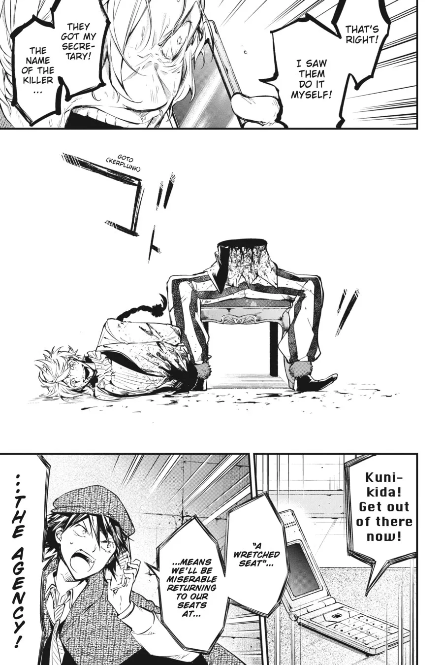 Bungo Stray Dogs, chapter 58, page 36