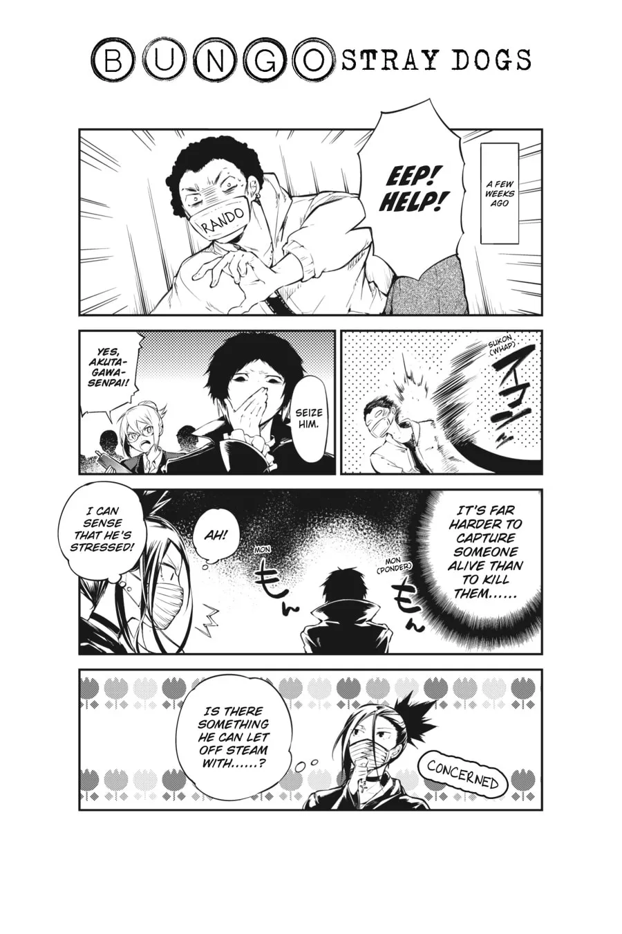 Bungo Stray Dogs, chapter 63, page 38