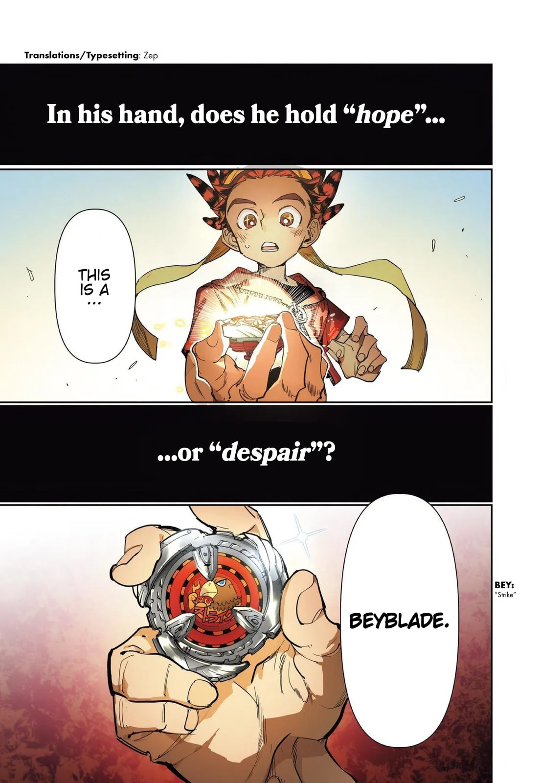 BEYBLADE X, chapter 0, page 1