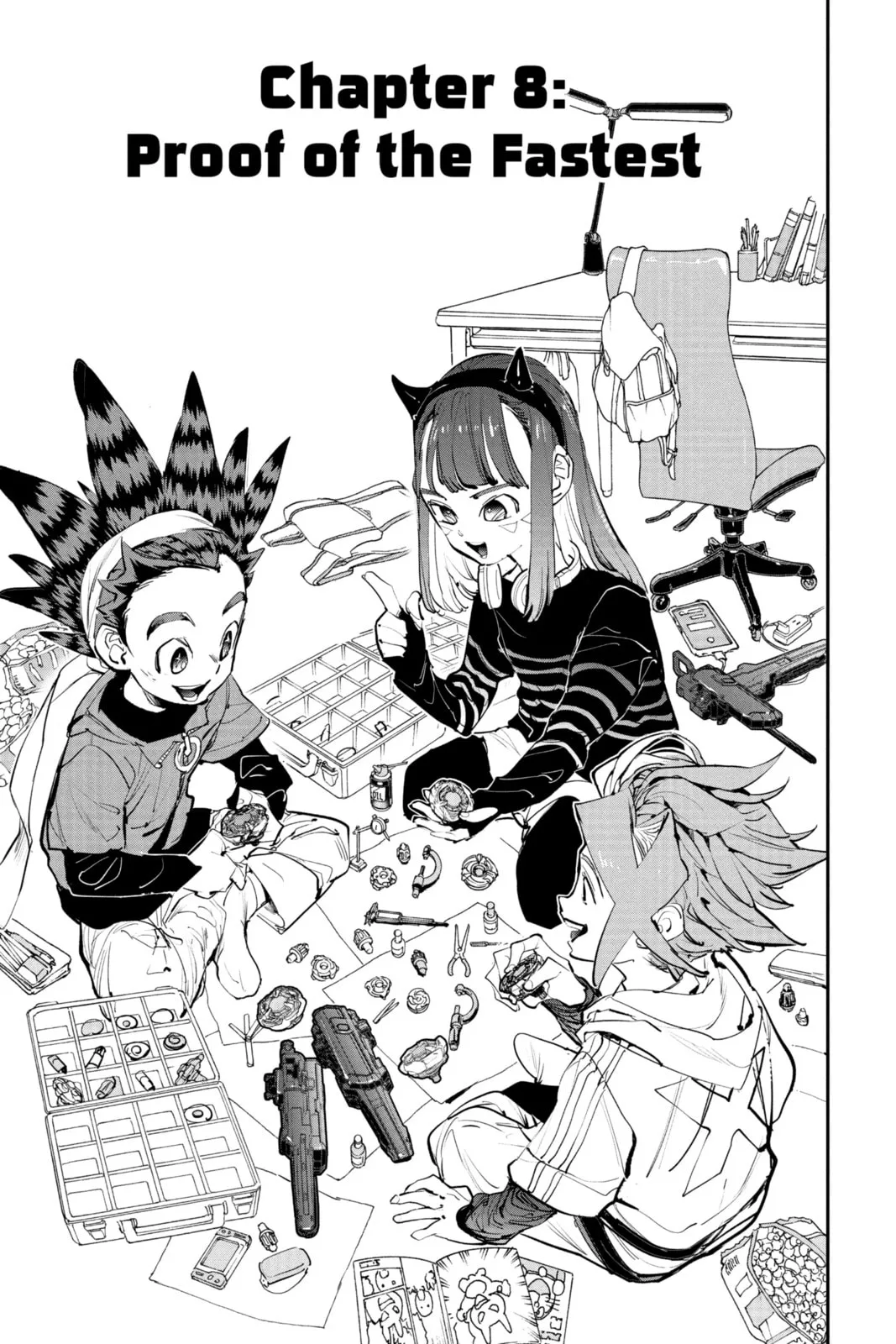 BEYBLADE X, chapter 8, page 1