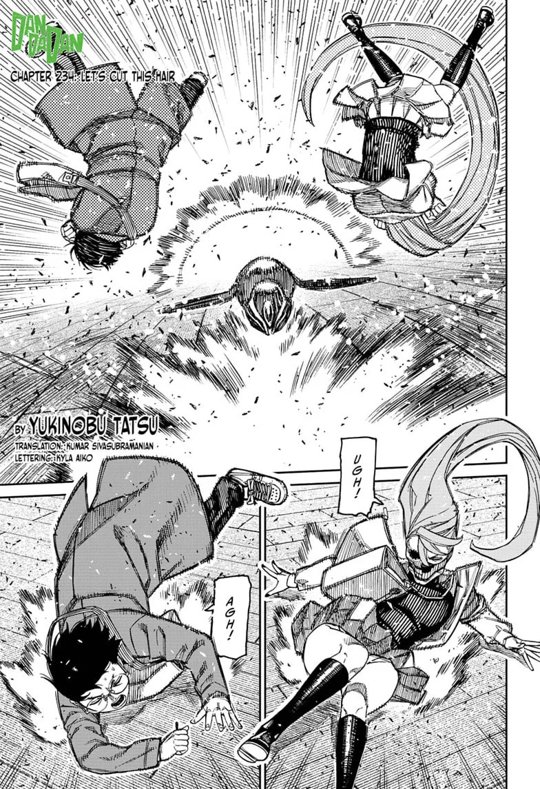 Dandadan Manga, chapter 234, page 1