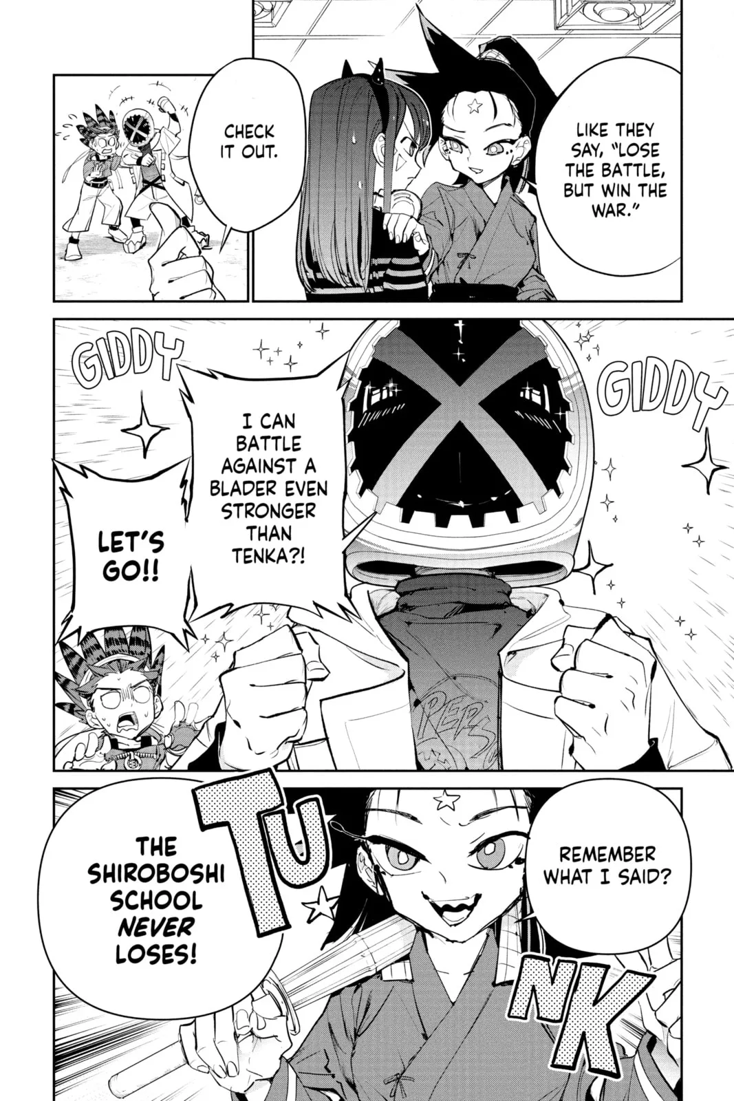BEYBLADE X, chapter 16, page 61