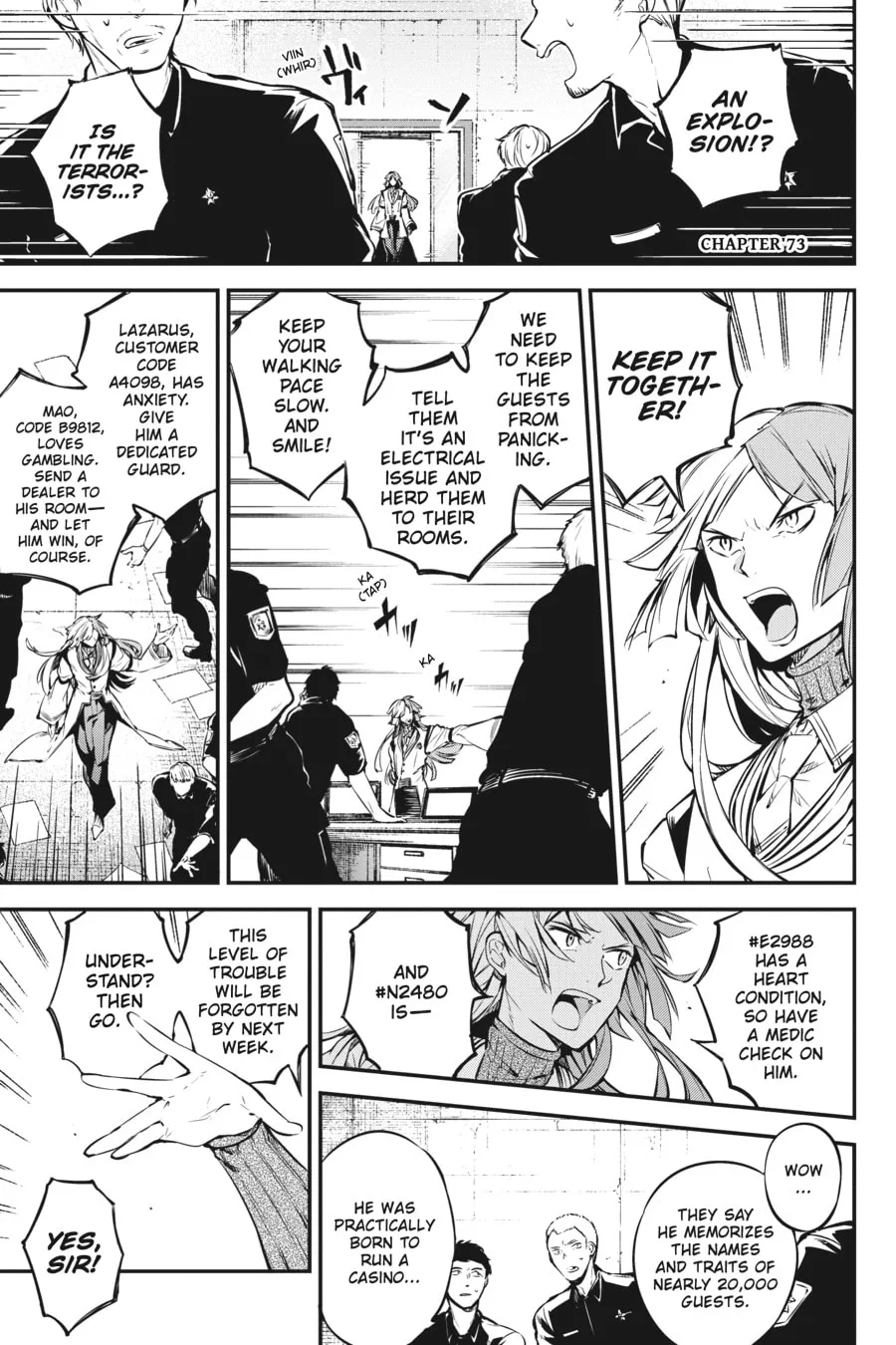 Bungo Stray Dogs, chapter 73, page 1