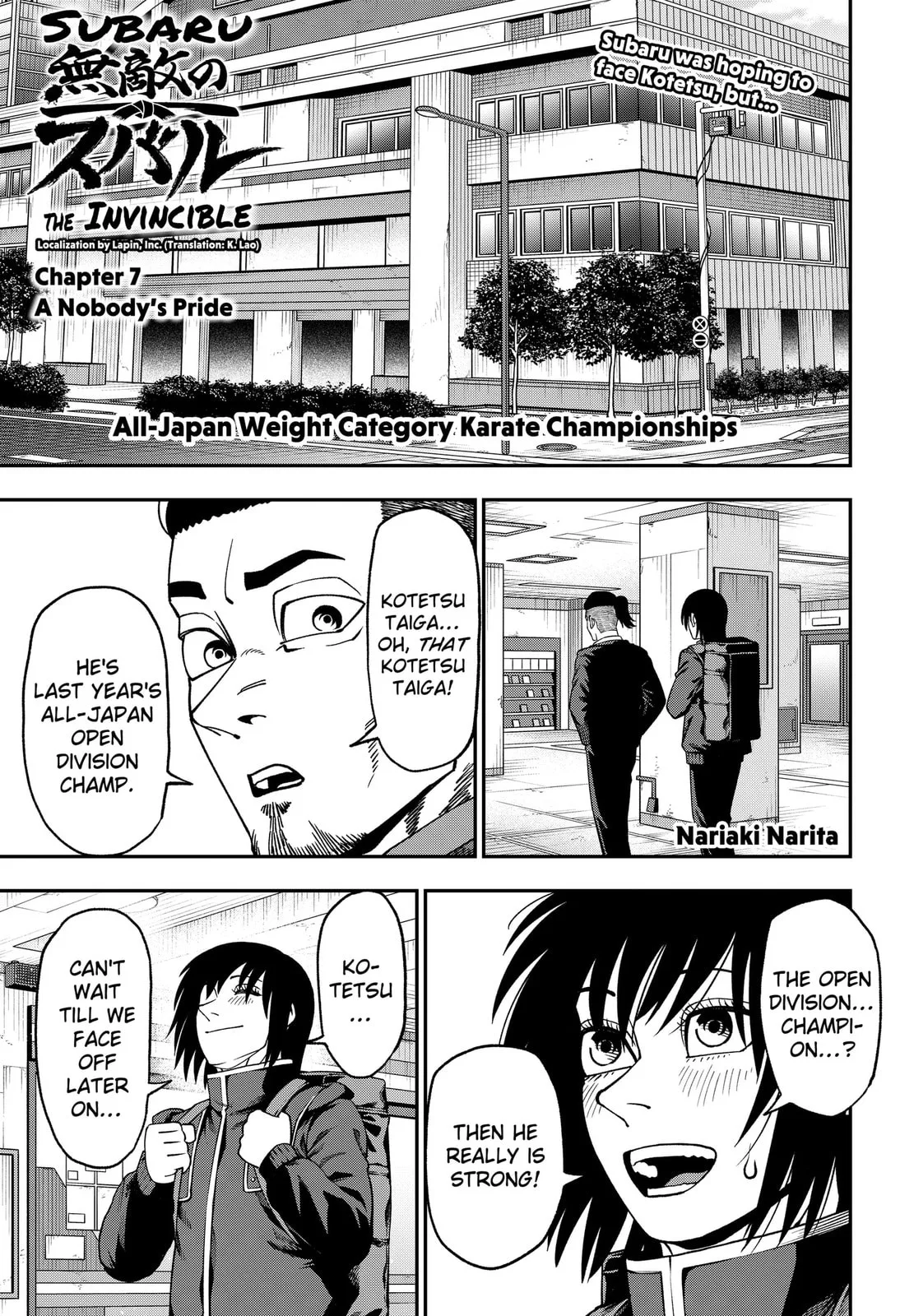 Subaru the Invincible, chapter 7, page 1