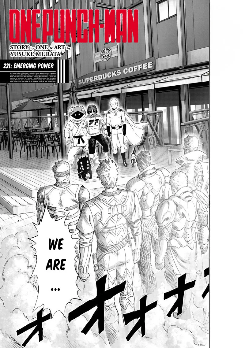One Punch Man, chapter 221, page 1