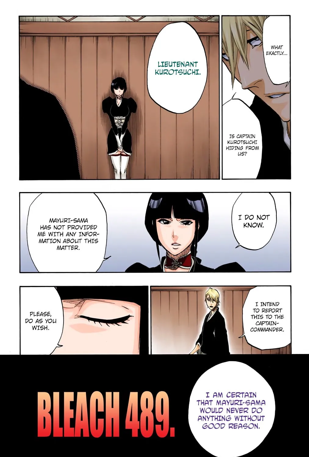 Bleach: Thousand-Year Blood War, chapter 489, page 9