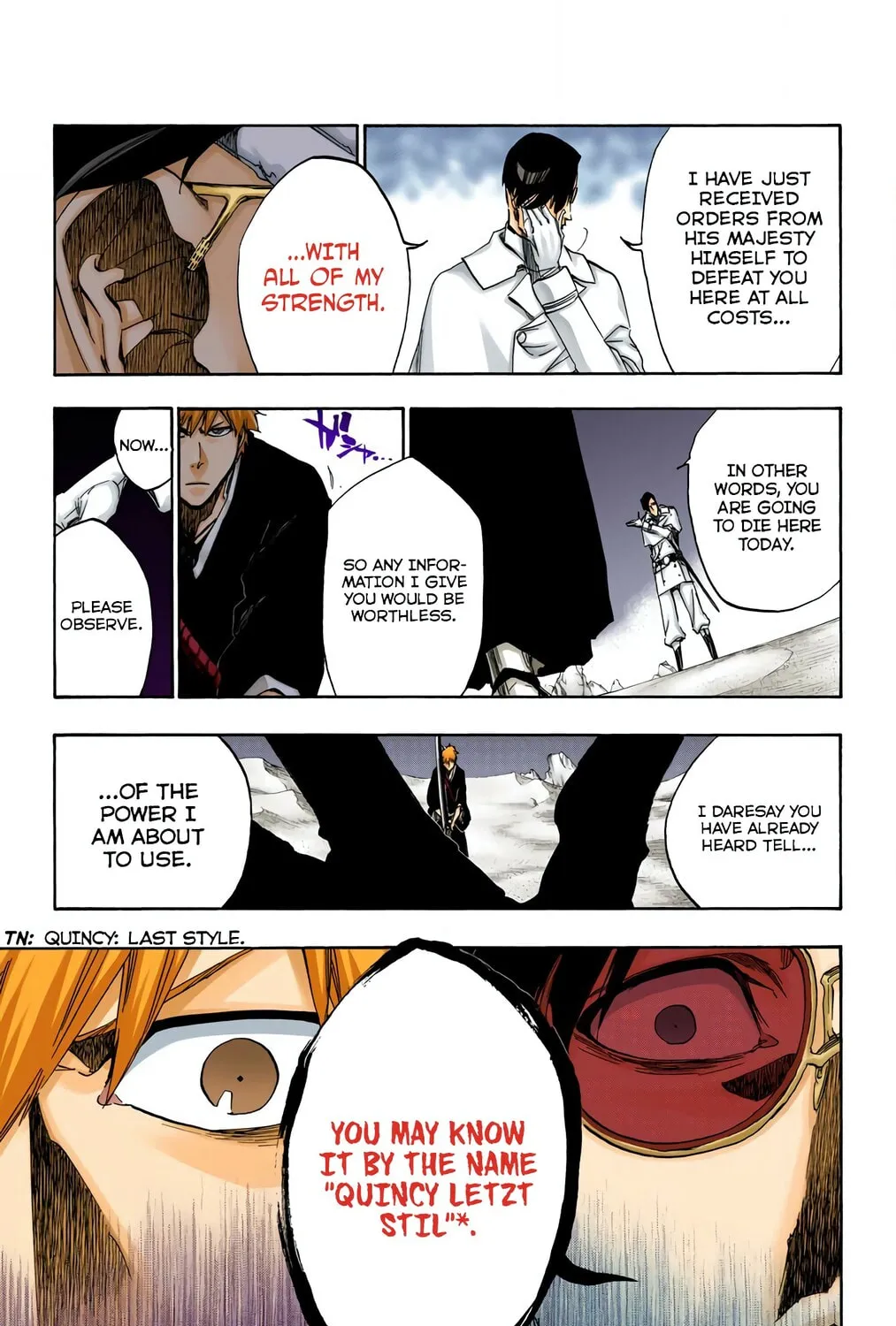 Bleach: Thousand-Year Blood War, chapter 490, page 19