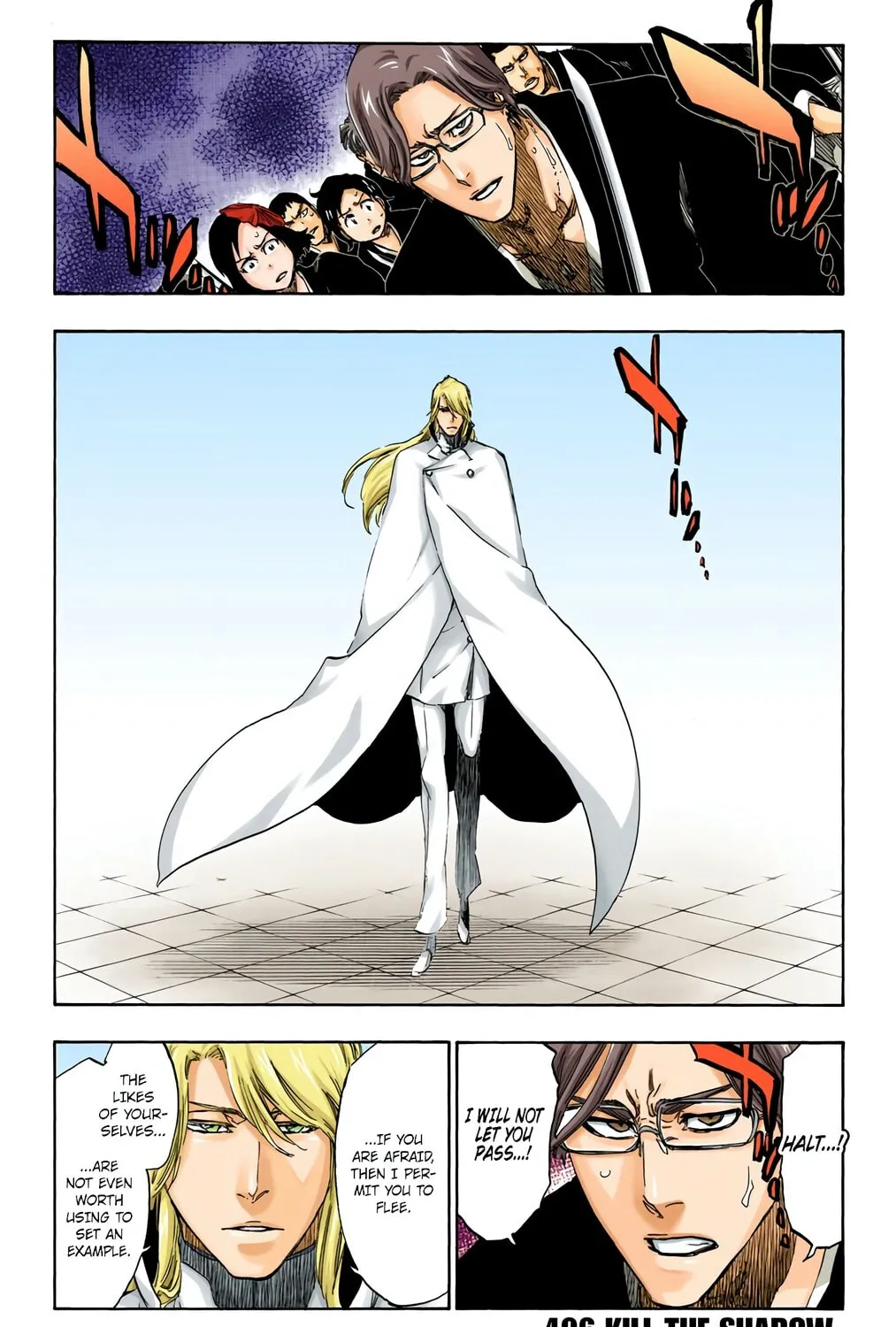 Bleach: Thousand-Year Blood War, chapter 496, page 1