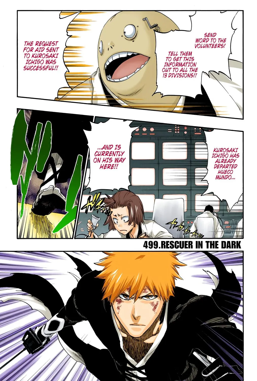 Bleach: Thousand-Year Blood War, chapter 499, page 1