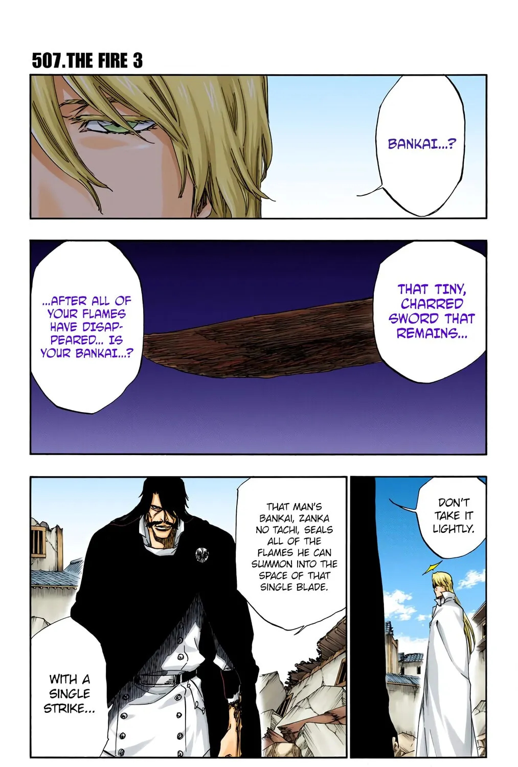 Bleach: Thousand-Year Blood War, chapter 507, page 1