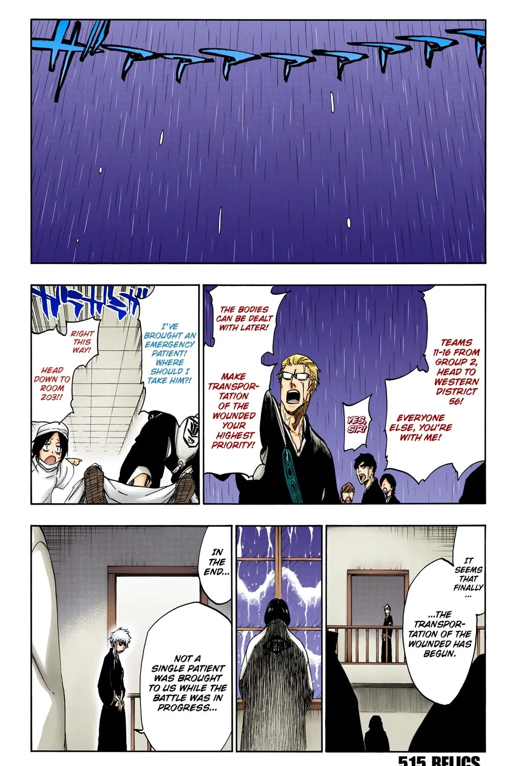 Bleach: Thousand-Year Blood War, chapter 515, page 1