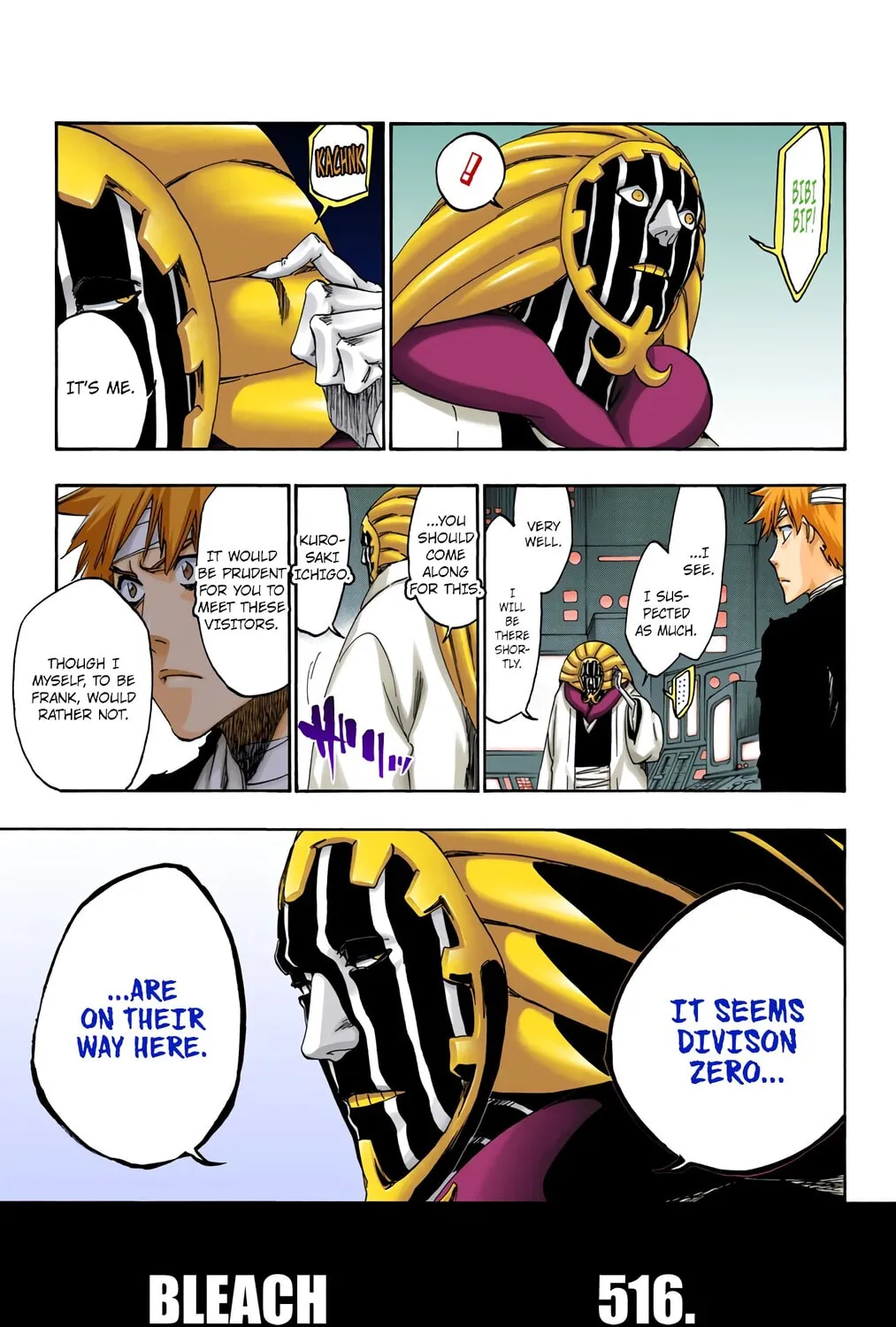 Bleach: Thousand-Year Blood War, chapter 516, page 17