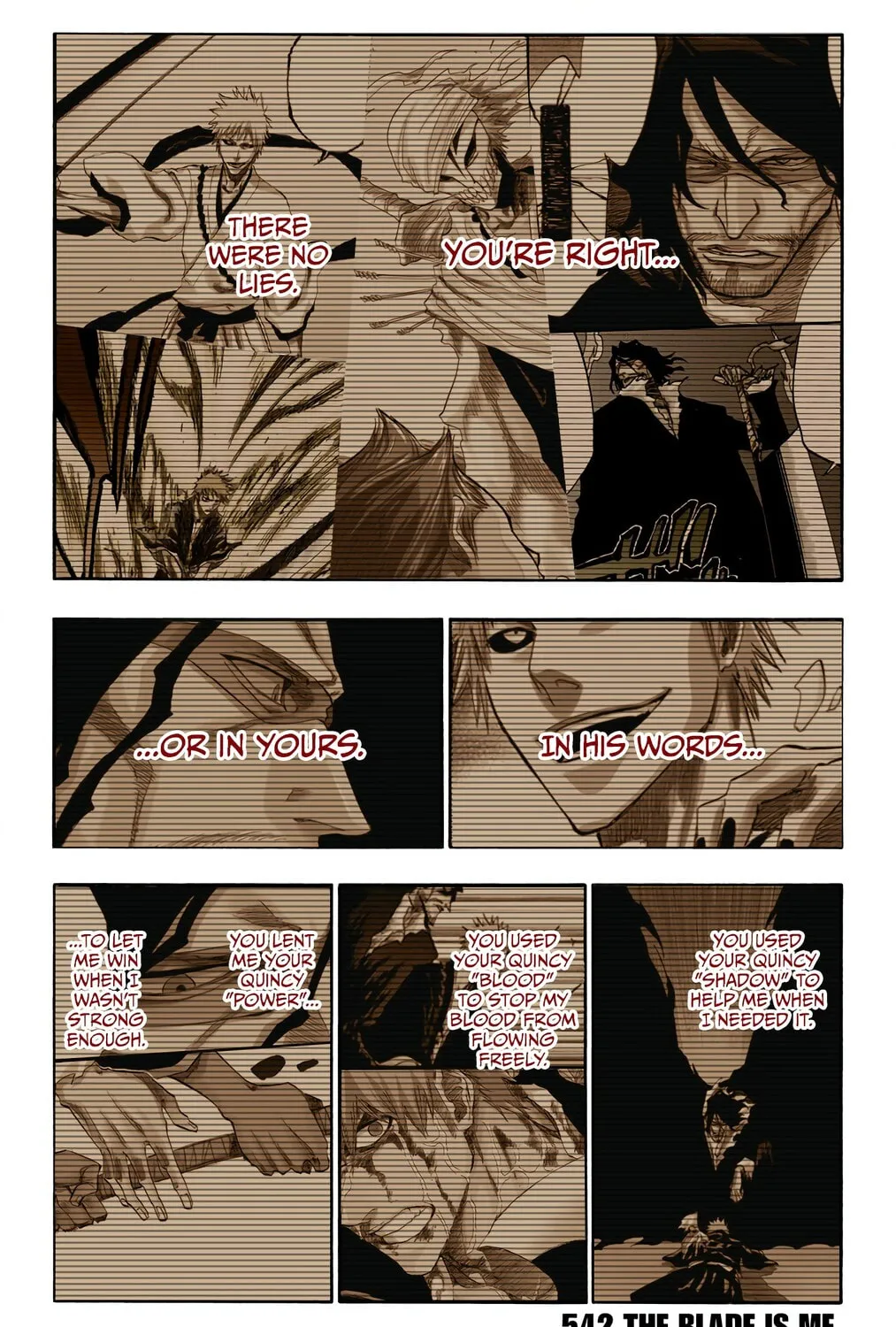 Bleach: Thousand-Year Blood War, chapter 542, page 1