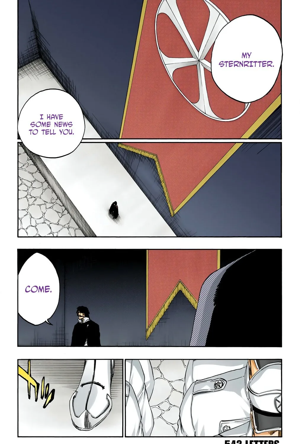 Bleach: Thousand-Year Blood War, chapter 543, page 1