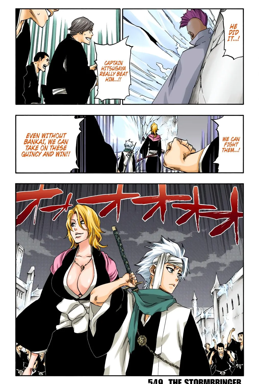 Bleach: Thousand-Year Blood War, chapter 549, page 1