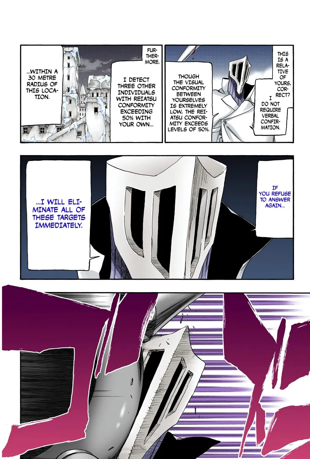Bleach: Thousand-Year Blood War, chapter 549, page 11