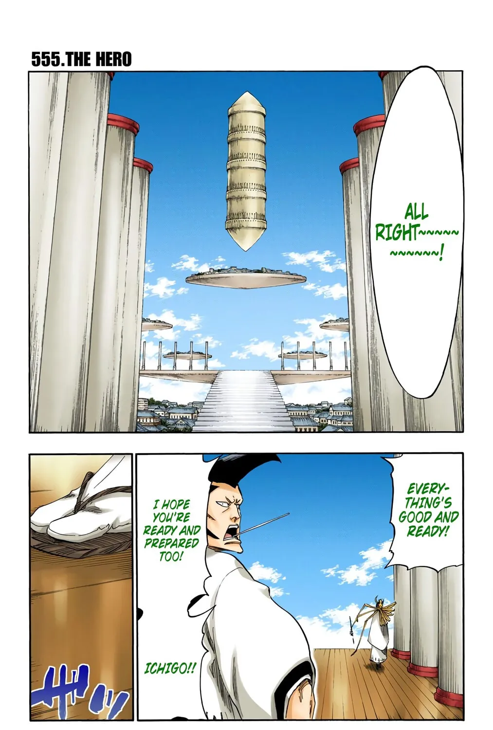 Bleach: Thousand-Year Blood War, chapter 555, page 1