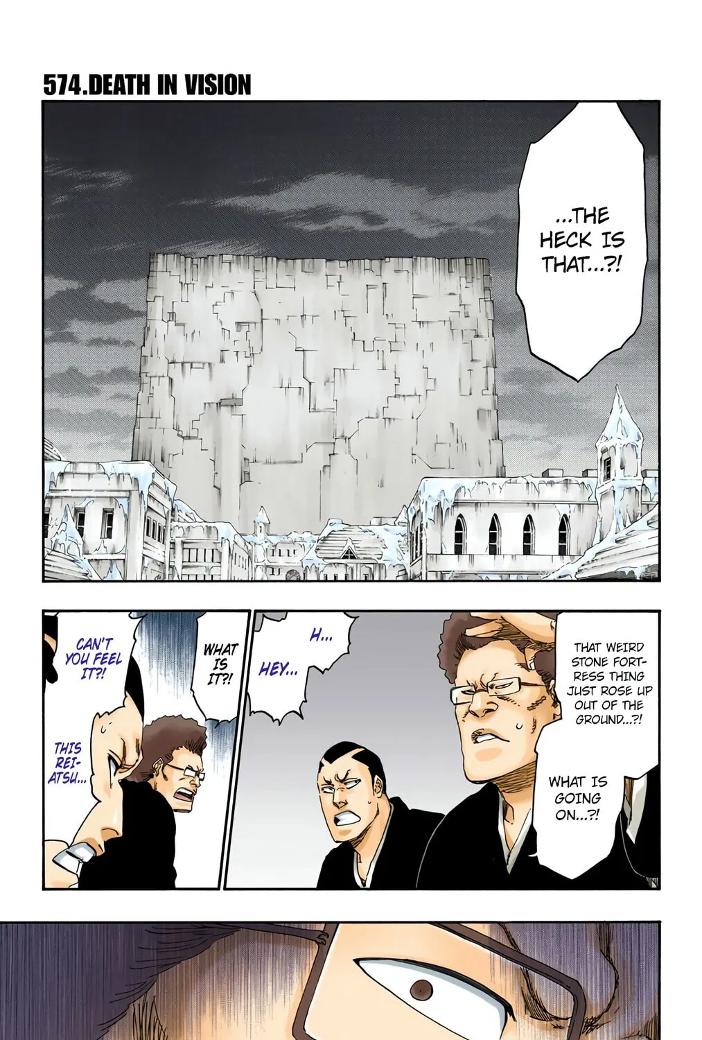 Bleach: Thousand-Year Blood War, chapter 574, page 1