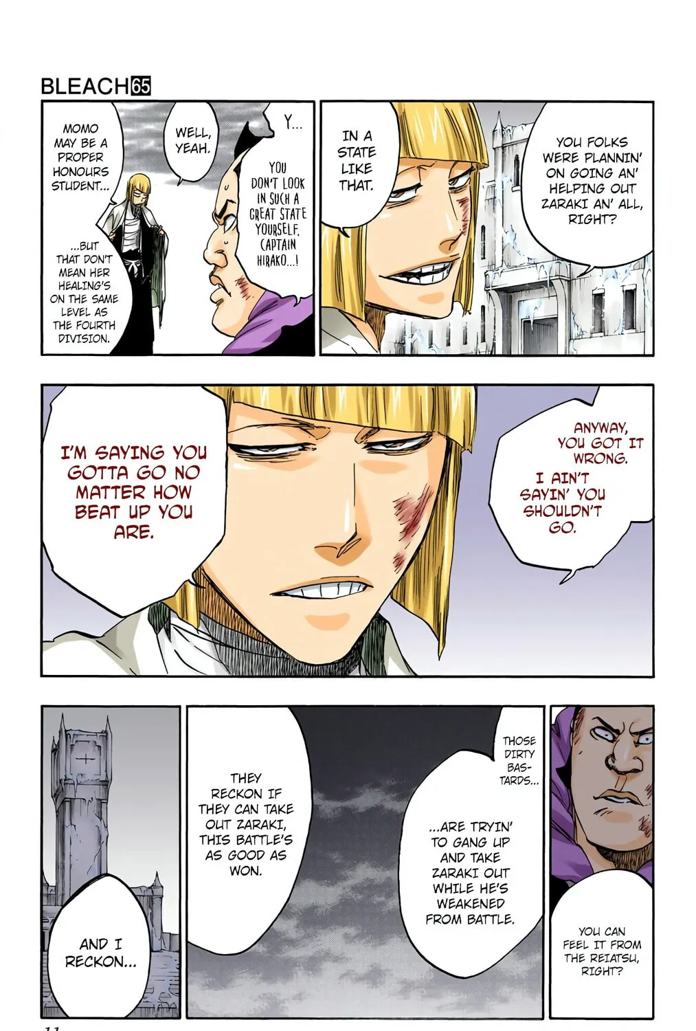 Bleach: Thousand-Year Blood War, chapter 581, page 11