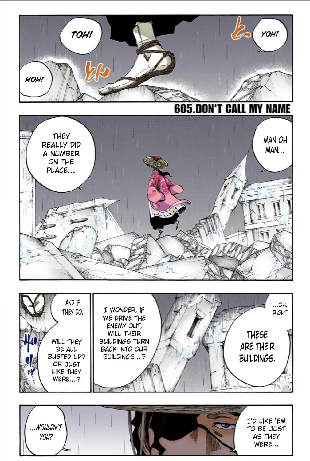 Bleach: Thousand-Year Blood War, chapter 605, page 1