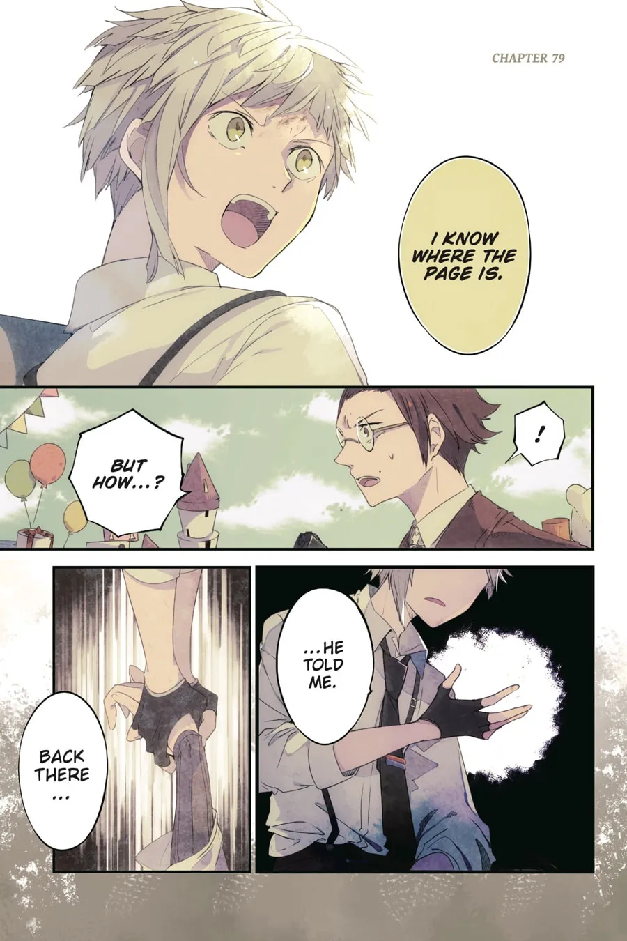 Bungo Stray Dogs, chapter 79, page 1