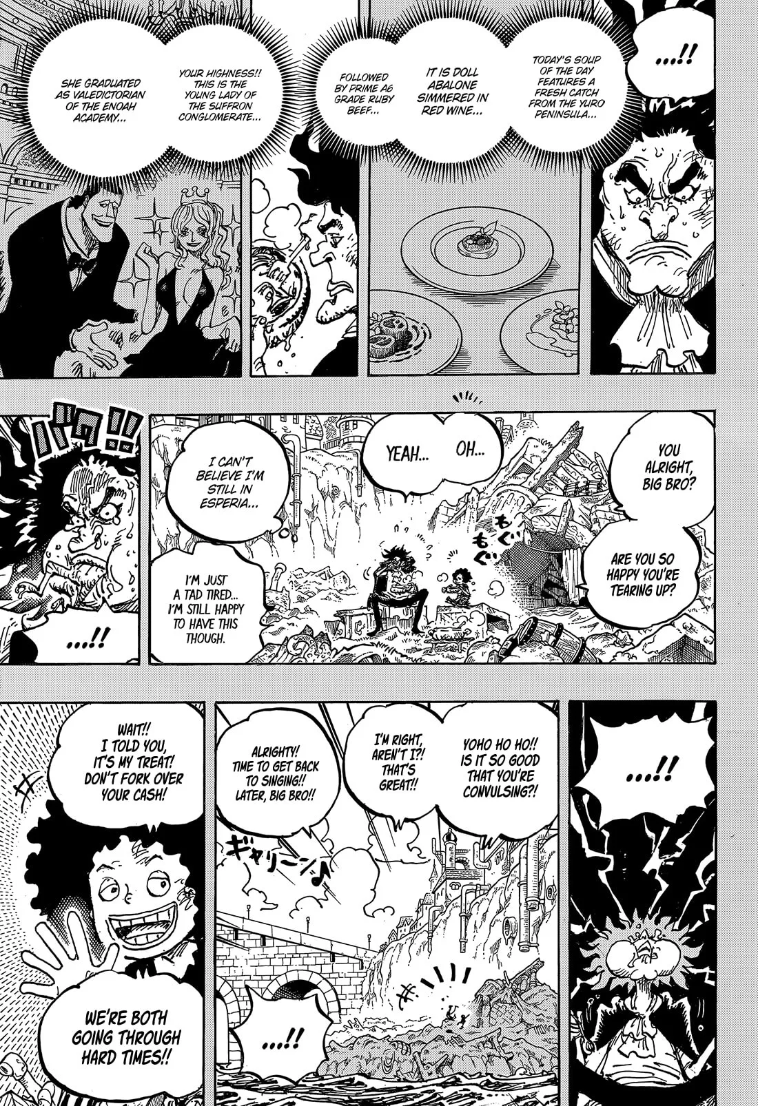 One Piece Manga, chapter 1184, page 7