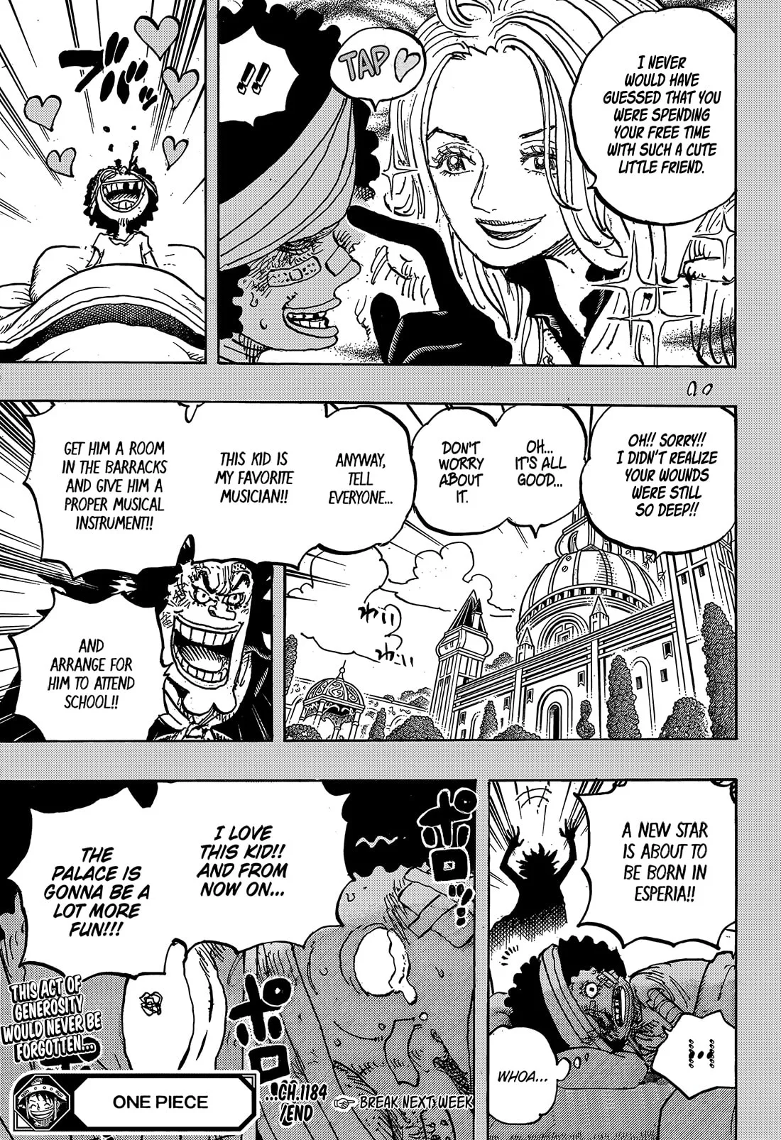 One Piece Manga, chapter 1184, page 12