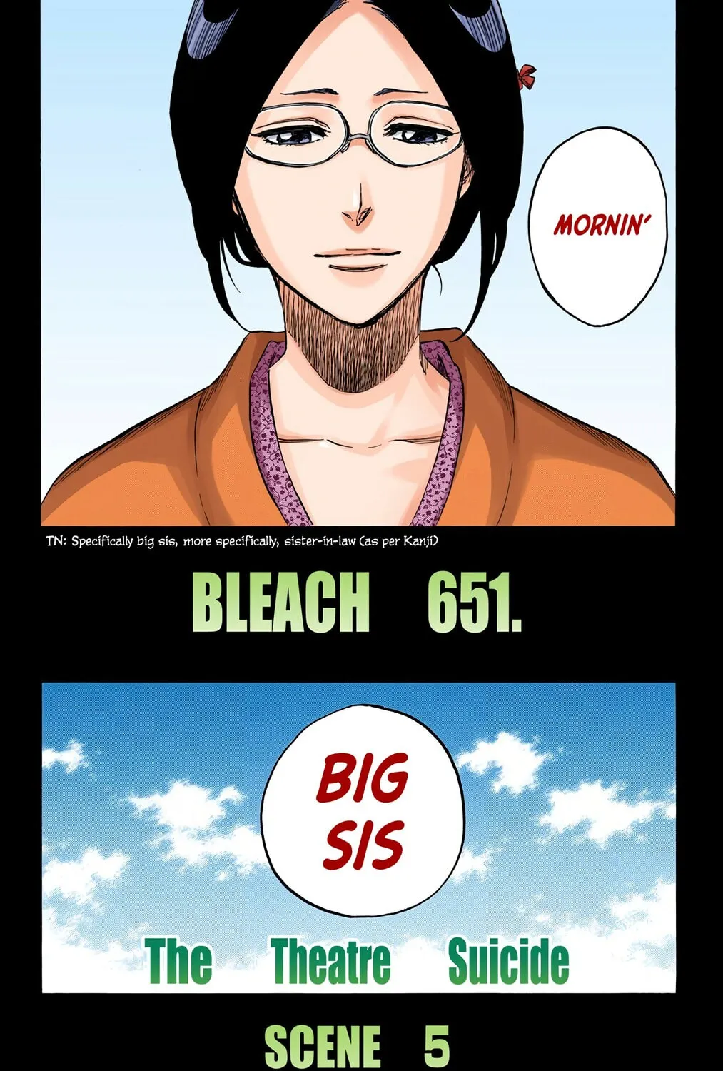 Bleach: Thousand-Year Blood War, chapter 651, page 3