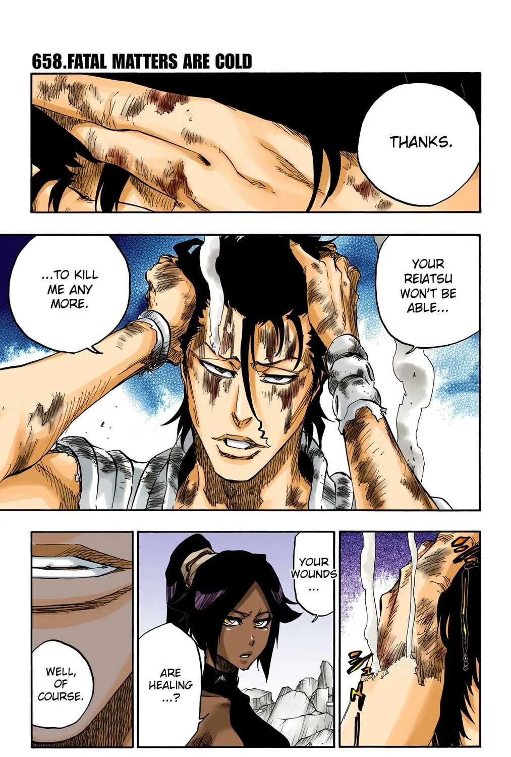 Bleach: Thousand-Year Blood War, chapter 658, page 1