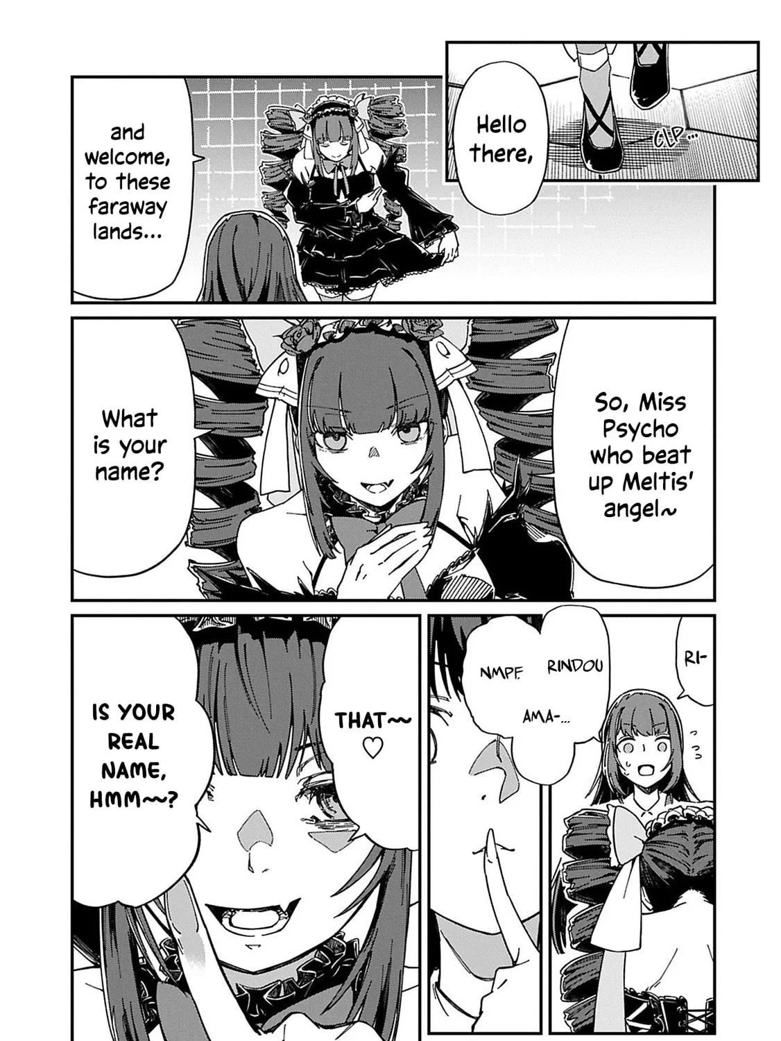 After I Knocked Down a Guide Angel, I Became a Necromancer ~A Supremely Cute Gothic Lolita Evil God is so Terrific!~, chapter 1, page 13