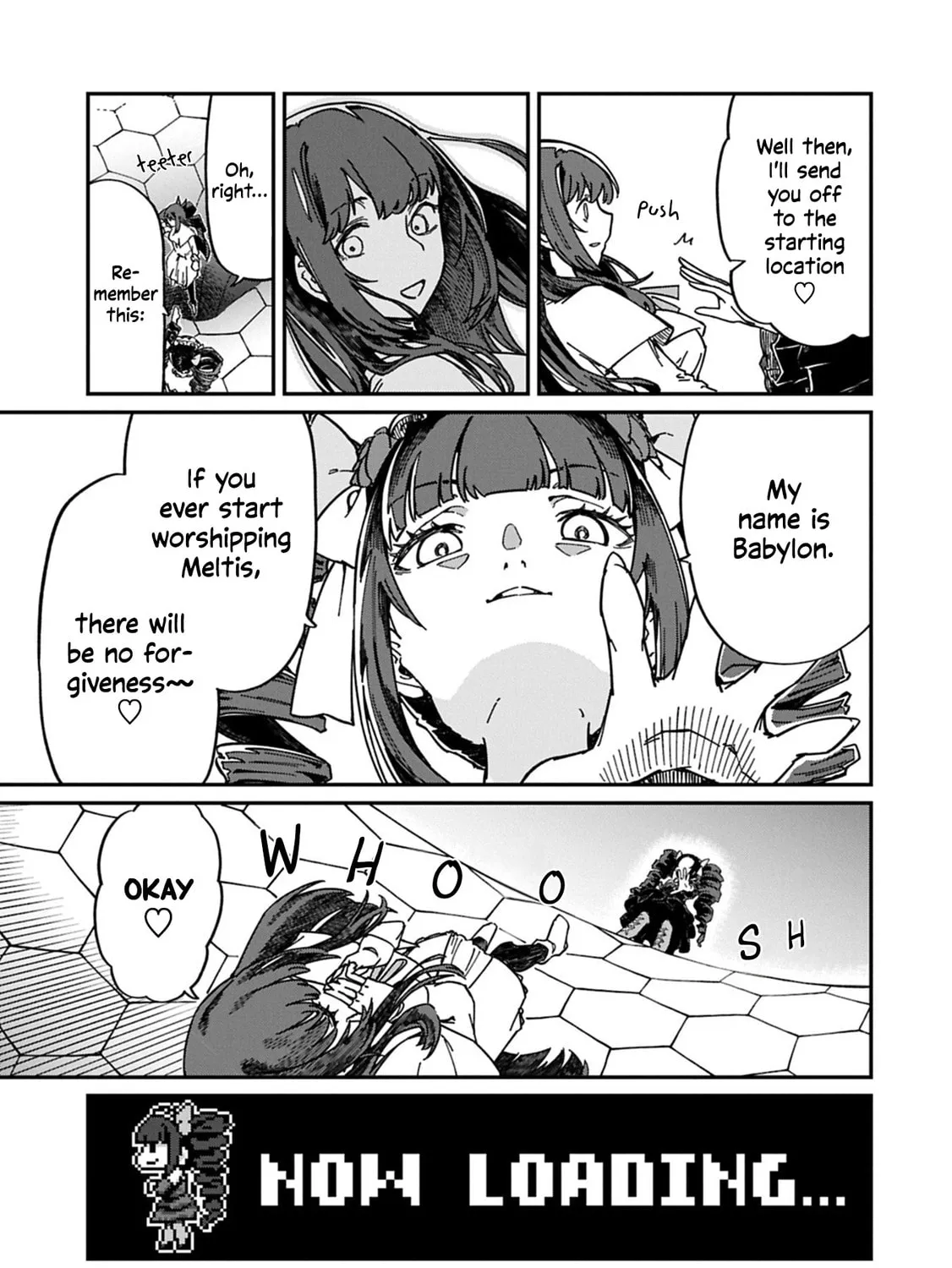 After I Knocked Down a Guide Angel, I Became a Necromancer ~A Supremely Cute Gothic Lolita Evil God is so Terrific!~, chapter 1, page 21