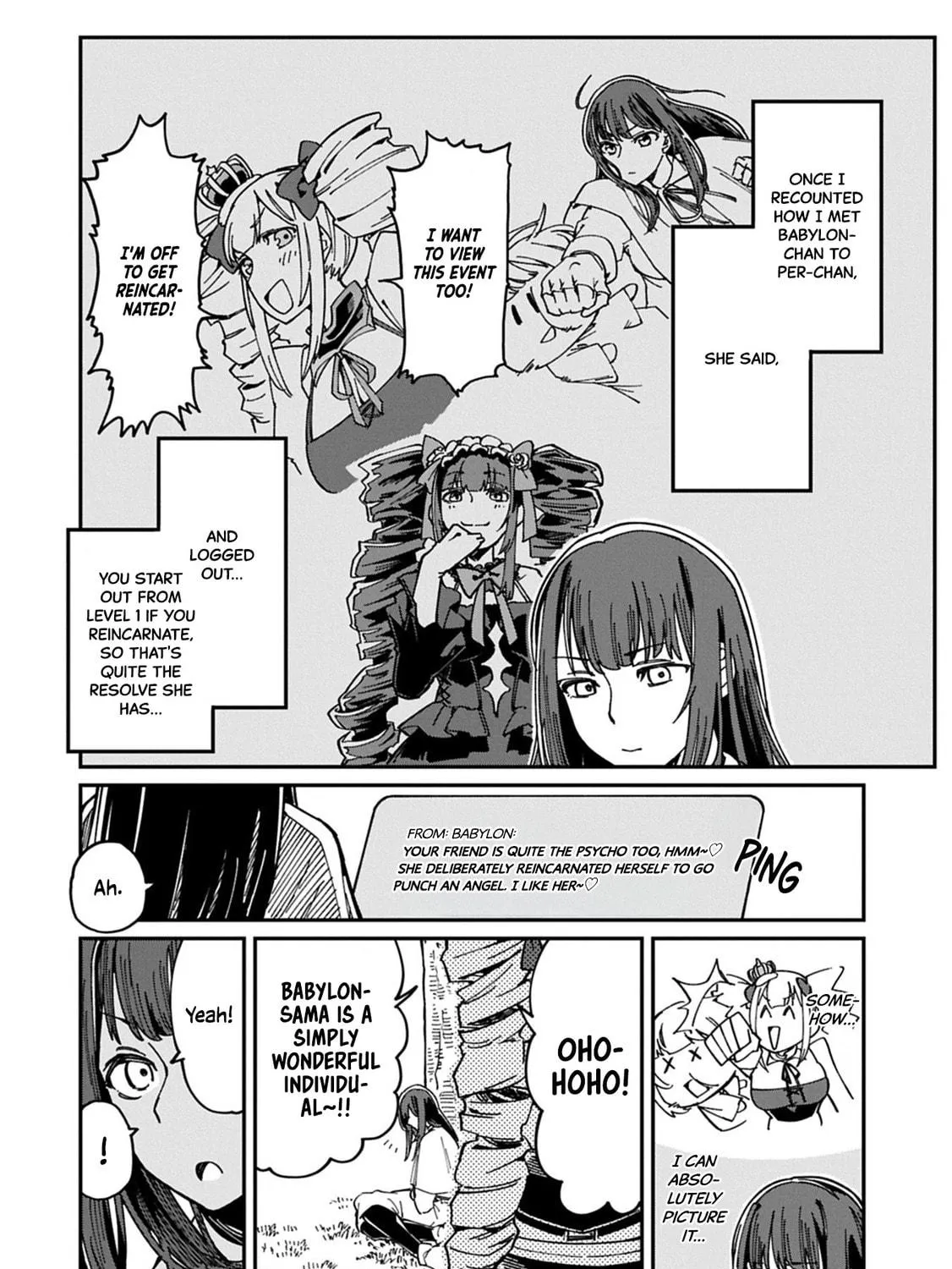 After I Knocked Down a Guide Angel, I Became a Necromancer ~A Supremely Cute Gothic Lolita Evil God is so Terrific!~, chapter 2, page 71