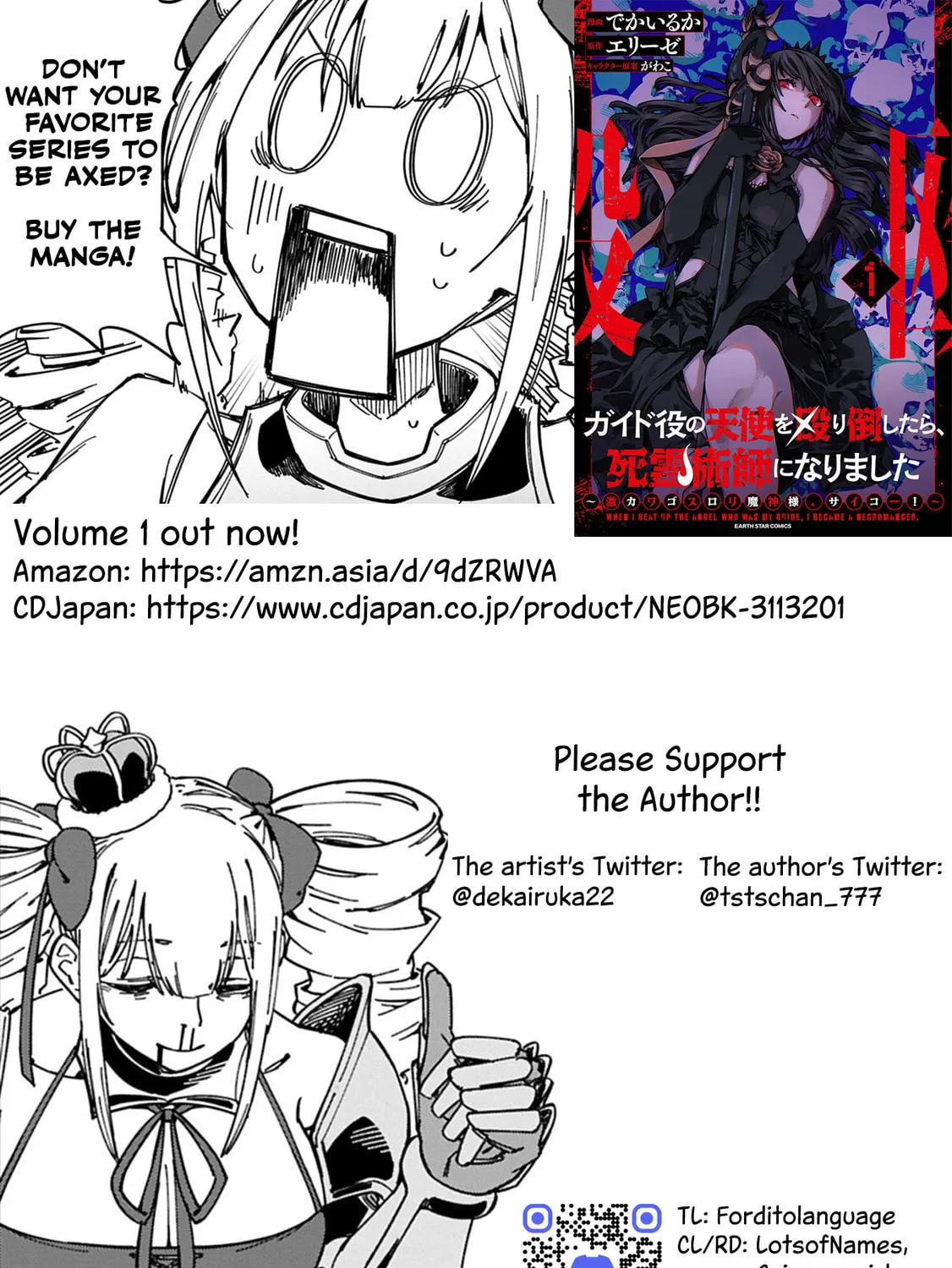 After I Knocked Down a Guide Angel, I Became a Necromancer ~A Supremely Cute Gothic Lolita Evil God is so Terrific!~, chapter 5, page 65
