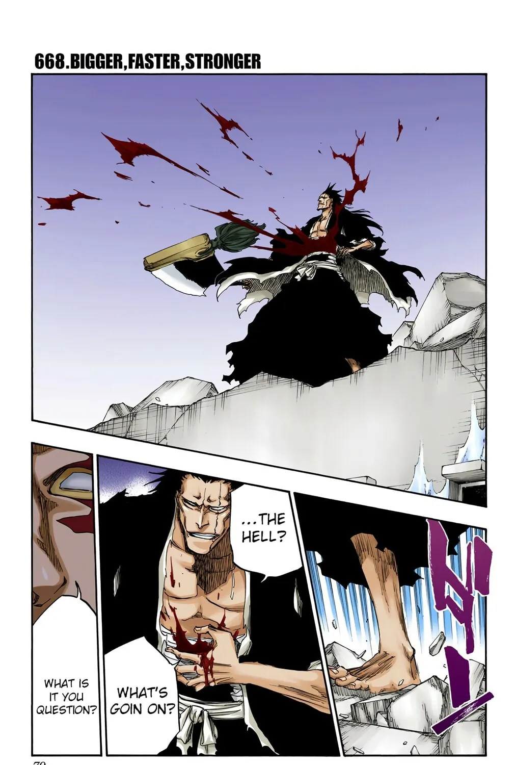 Bleach: Thousand-Year Blood War, chapter 668, page 1