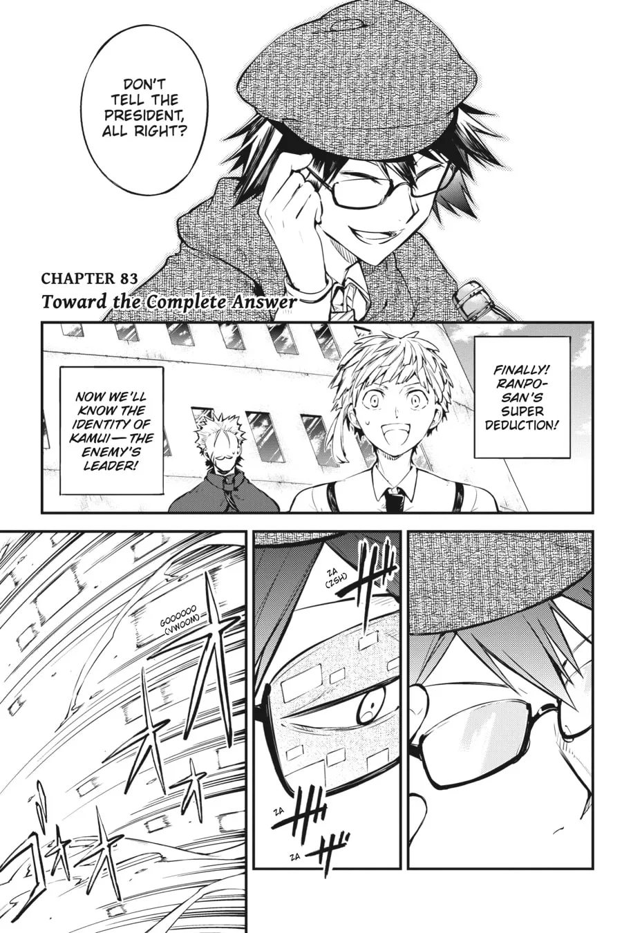 Bungo Stray Dogs, chapter 83, page 1