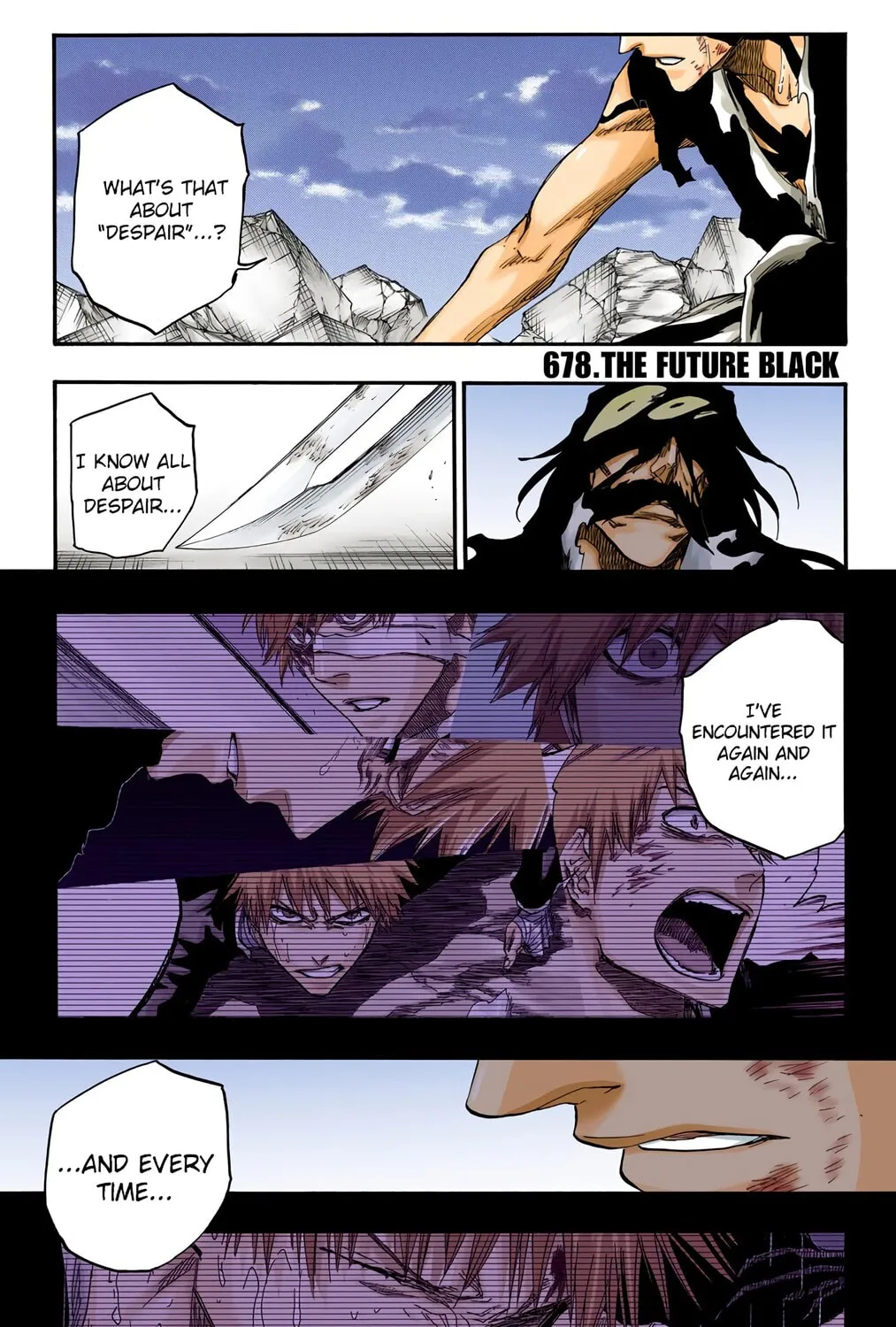 Bleach: Thousand-Year Blood War, chapter 678, page 1
