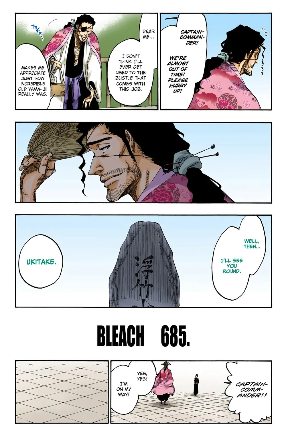Bleach: Thousand-Year Blood War, chapter 685, page 9