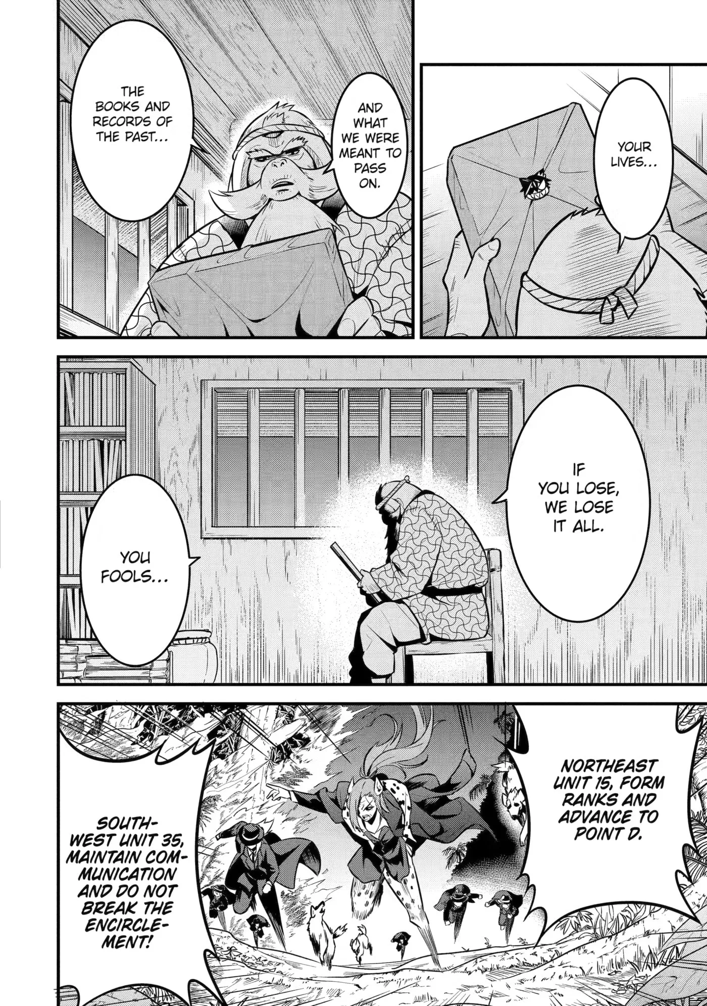 The Beast King Ouma Reconquers the World, chapter 7, page 36