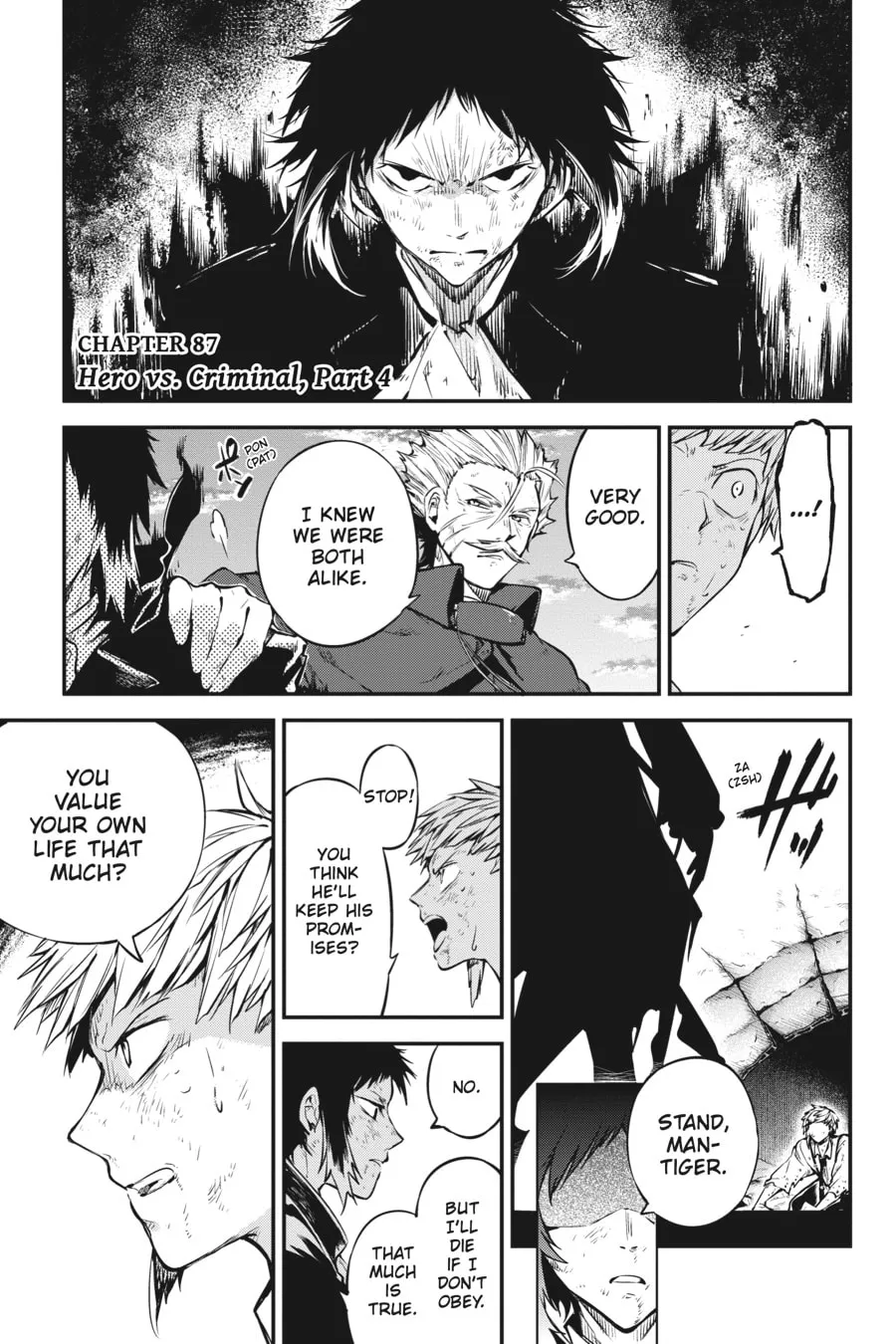 Bungo Stray Dogs, chapter 87, page 1