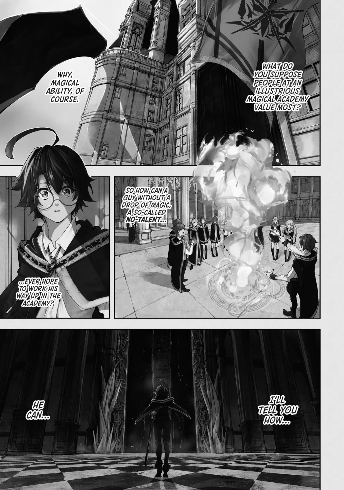 Wistoria: Wand and Sword, chapter 1, page 1