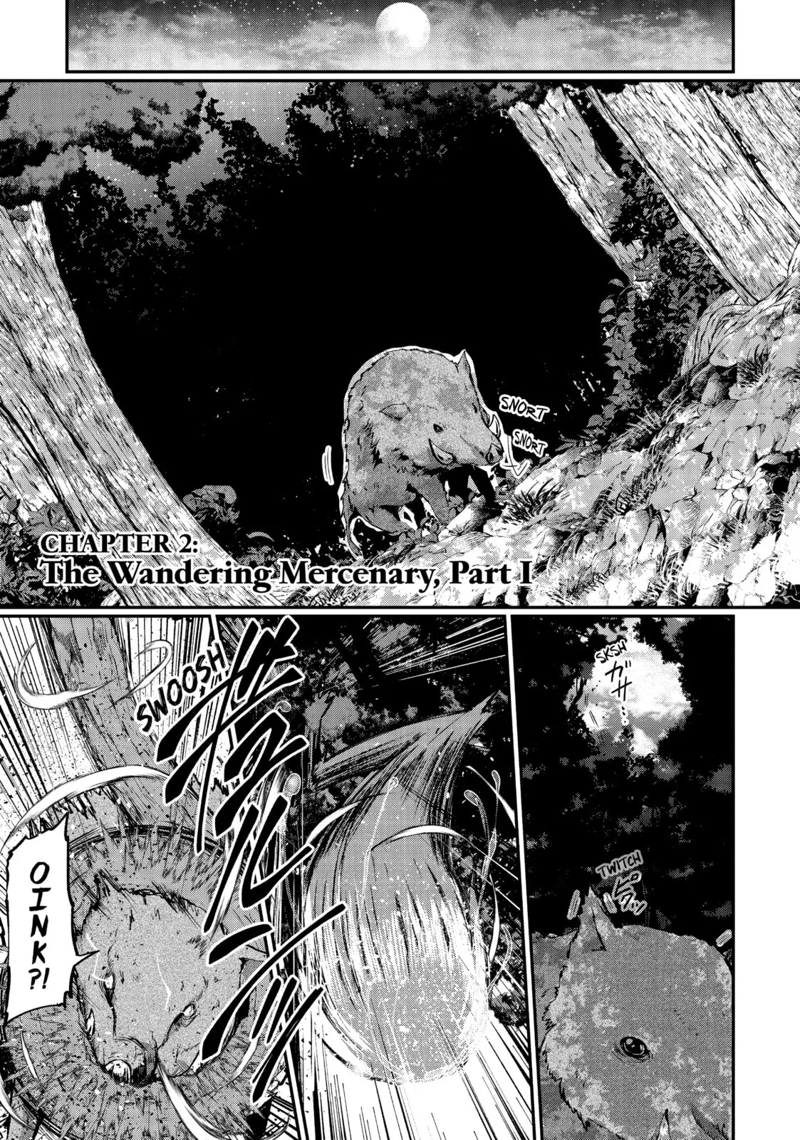 Skeleton Knight in Another World, chapter 2, page 1