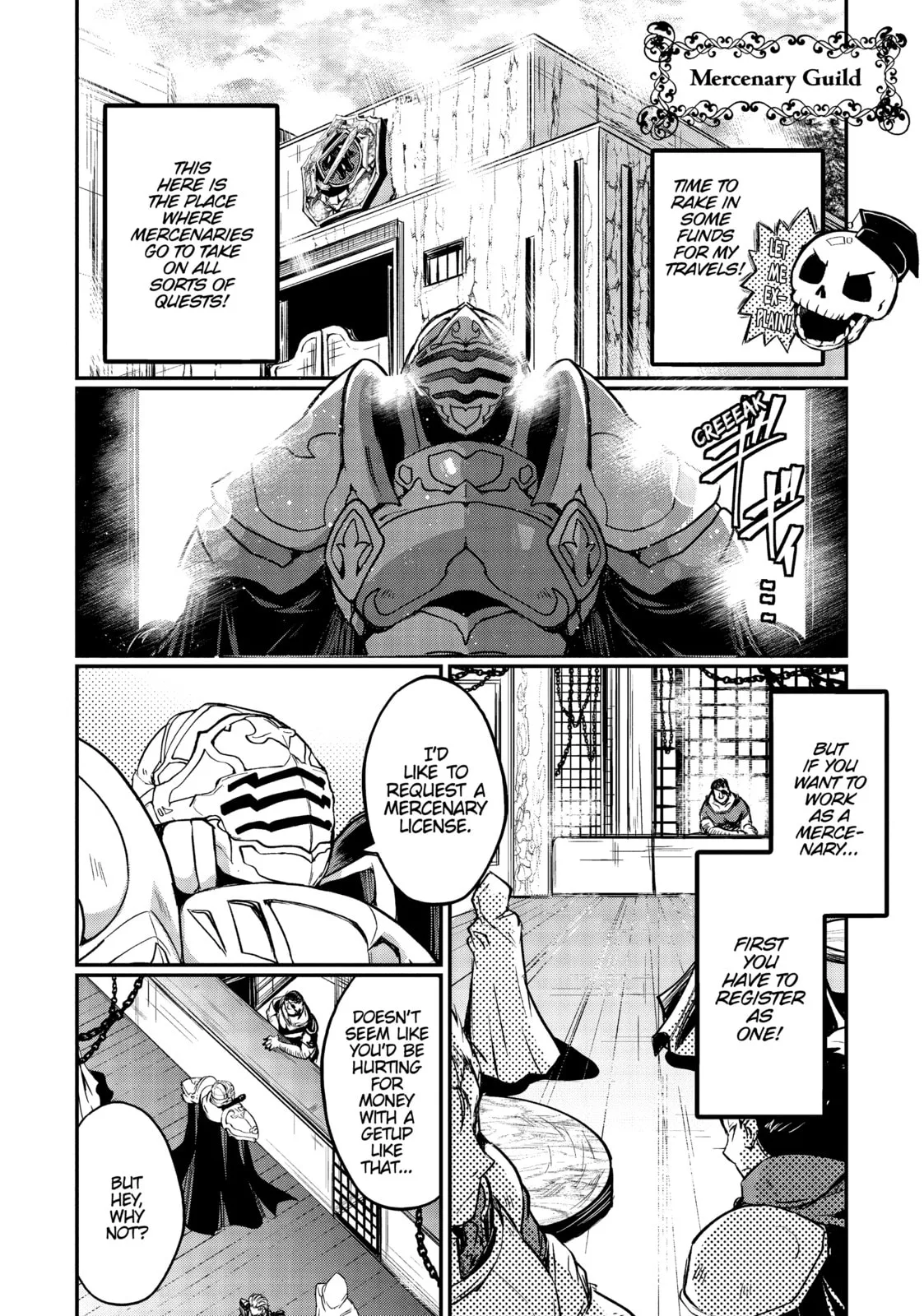 Skeleton Knight in Another World, chapter 2, page 5