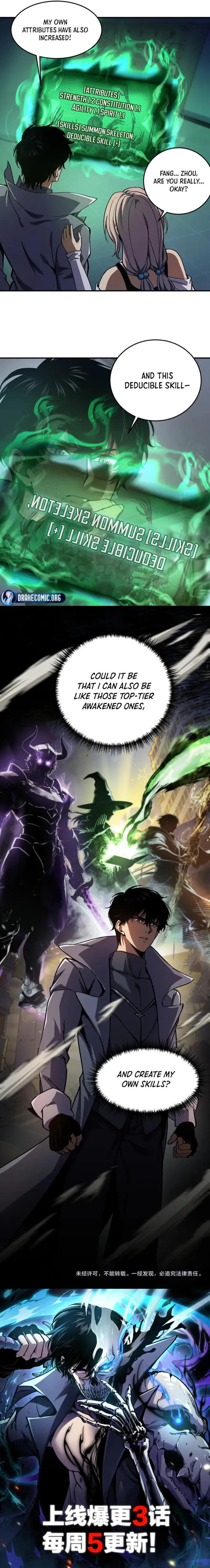 Becoming Necromancer God Through a Skeleton Clone, chapter 2, page 8