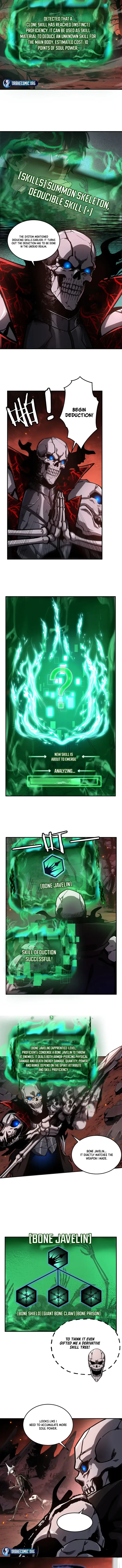Becoming Necromancer God Through a Skeleton Clone, chapter 3, page 3