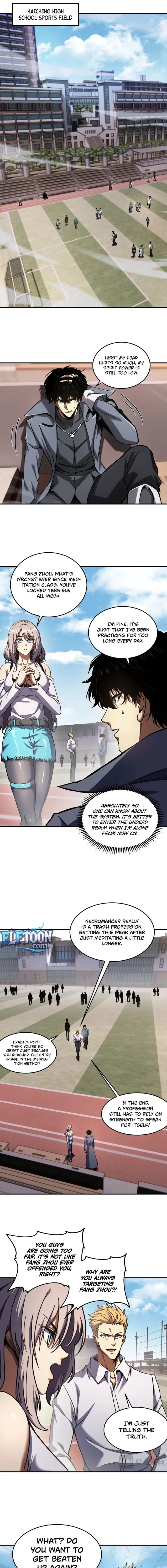 Becoming Necromancer God Through a Skeleton Clone, chapter 4, page 4