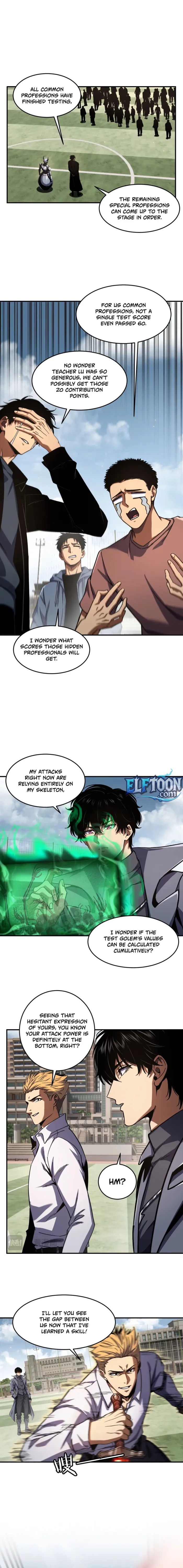 Becoming Necromancer God Through a Skeleton Clone, chapter 4, page 8