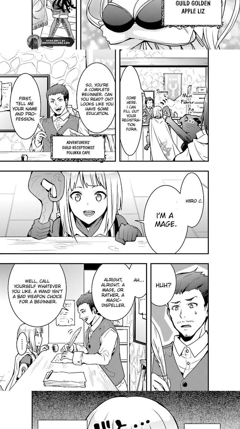 Sono Bouken-sha, Toriatsukai chuui. ~Shoutai wa Muteki no Geboku-tachi o Suberu Isekai Saikyou no Madou-ou~, chapter 2, page 13