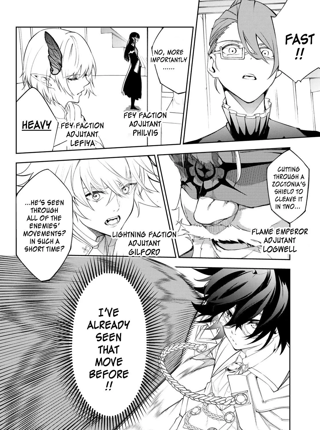 Wistoria: Wand and Sword, chapter 32, page 57